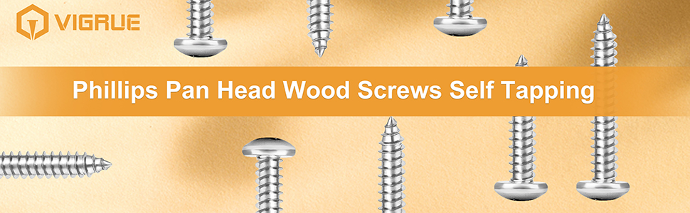 Phillips Pan Head Wood Screws Self Tapping