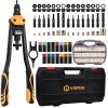 VIGRUE 16'' Rivet Nut Tool Kit Nutserts Rivnut Hand Tool Set