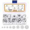 VIGRUE 300Pcs Flat Washers Hardware Set
