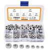 VIGRUE 315Pcs Hex Nuts Assortment Kit Sliver(2M 2.2M 3M 4M 5M 6M 8M)